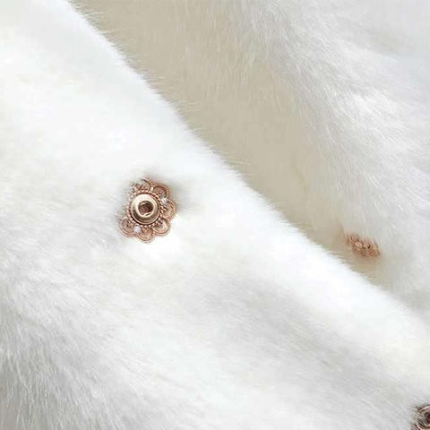 New casual, thick, warm, long, loose, solid color, turn-down collar, winter coat CODE: KAR1246