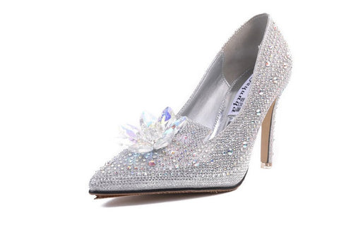 New Elegant rhinestone, pointed toe and high heel shoe CODE: KAR1252