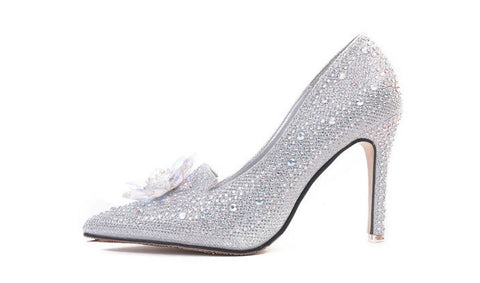 New Elegant rhinestone, pointed toe and high heel shoe CODE: KAR1252