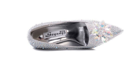New Elegant rhinestone, pointed toe and high heel shoe CODE: KAR1252