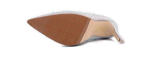 New Elegant rhinestone, pointed toe and high heel shoe CODE: KAR1252