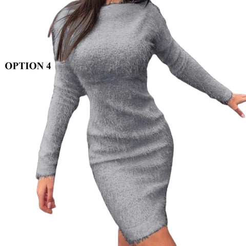 New fashionable  long sleeve, solid color sweater CODE: KAR1260