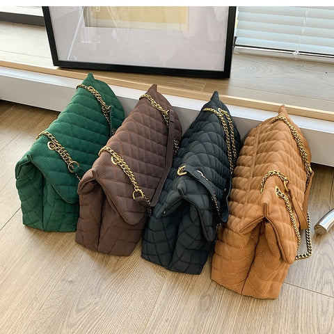New collection Large capacity ,good quality rhombic chain bag CODE: KAR1262