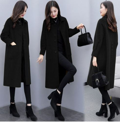 New stylish wool winter long, coat CODE: KAR1265