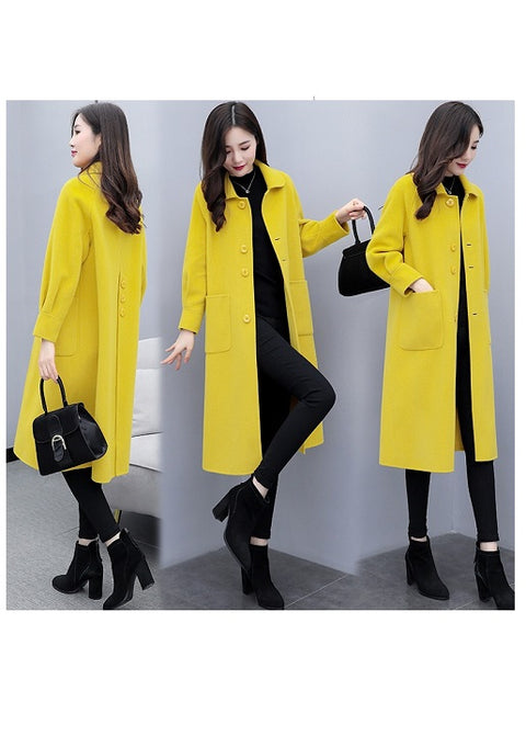 New stylish wool winter long, coat CODE: KAR1265