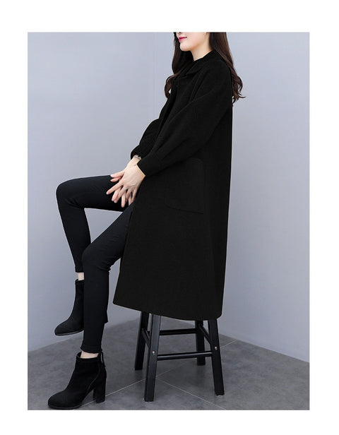New stylish wool winter long, coat CODE: KAR1265