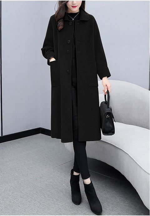 New stylish wool winter long, coat CODE: KAR1265
