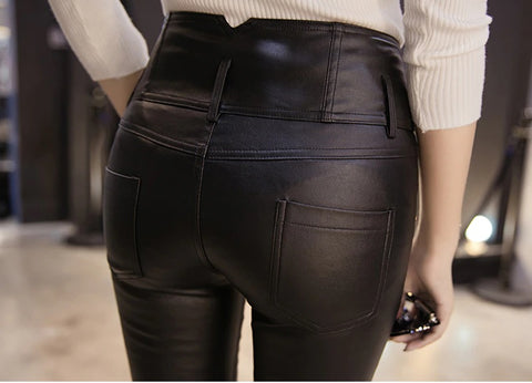 New Velvet,Slim, Elastic, Pencil Winter Warm Pant CODE: KAR1267