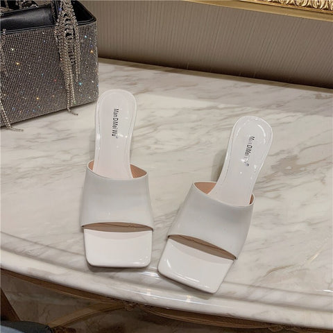 New Elegant Flip Flops High Heel Thin Slippers CODE: KAR1272