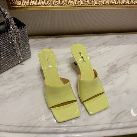 New Elegant Flip Flops High Heel Thin Slippers CODE: KAR1272