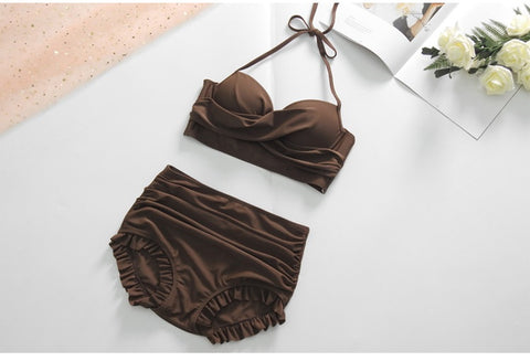New Collection, Push Up Bra, Two Piece Set, with Cover-Up, Bikini, Beachwear, Sexy Swimsuit CODE: KAR1275