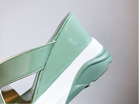 New collection platform cross sole slippers CODE: KAR1281