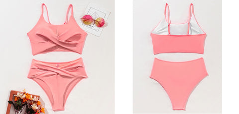 New  Sexy, Summer, Push-Up, High Waist, Twist, Swimsuit CODE: KAR1297