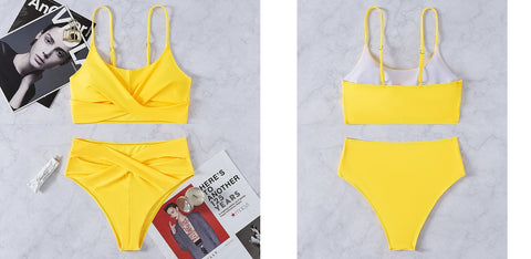 New  Sexy, Summer, Push-Up, High Waist, Twist, Swimsuit CODE: KAR1297