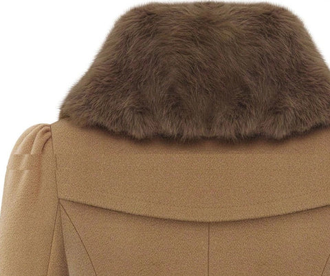 Fashionable  New Winter Style High Quality  Long Sleeve Turtleneck Thick Belt Coat CODE: KAR1303