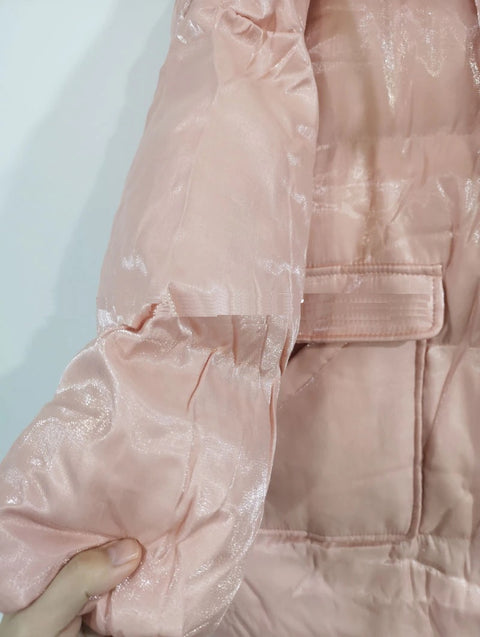 New winter fashion, thick mid-length garment, soft lining with fur, Loose jacket CODE: KAR1311