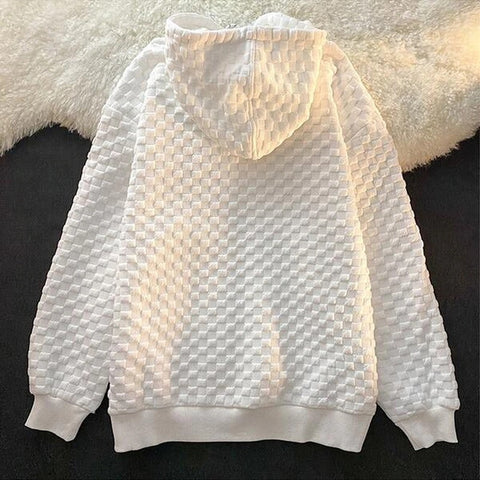 New Fashion Loose Casual Zipper Letter Print Long Sleeve Hoodie CODE: KAR1316