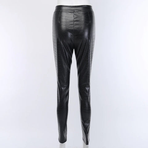 New Slim and casual, Faux leather pants CODE: KAR1319