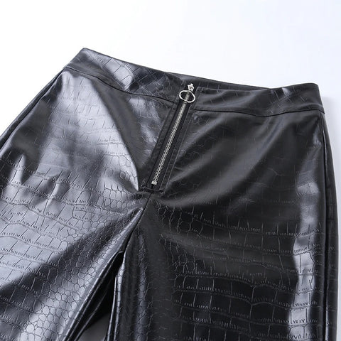 New Slim and casual, Faux leather pants CODE: KAR1319