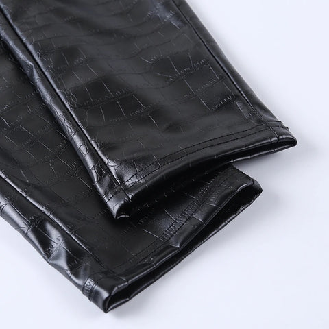 New Slim and casual, Faux leather pants CODE: KAR1319