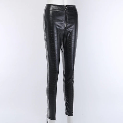 New Slim and casual, Faux leather pants CODE: KAR1319