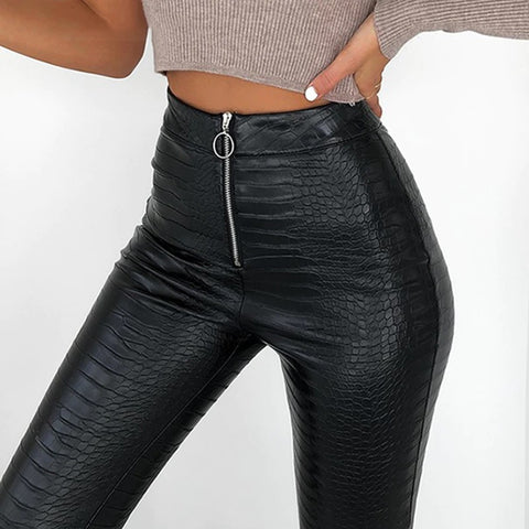 New Slim and casual, Faux leather pants CODE: KAR1319
