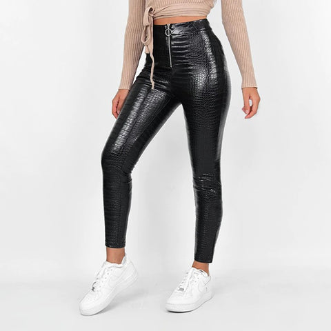 New Slim and casual, Faux leather pants CODE: KAR1319