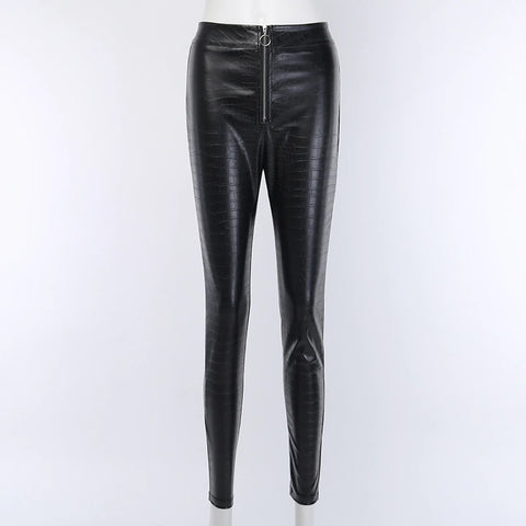 New Slim and casual, Faux leather pants CODE: KAR1319