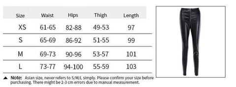 New Slim and casual, Faux leather pants CODE: KAR1319
