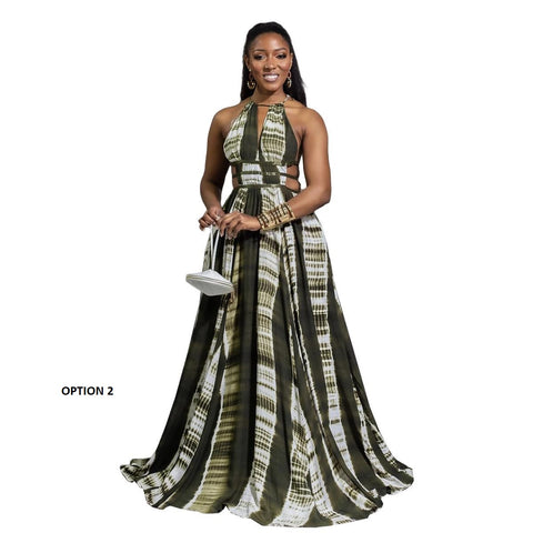 New Fashionable, Summer Chic, Casual, Sleeveless, Strappy, Tropical Floral Dress CODE: KAR1336