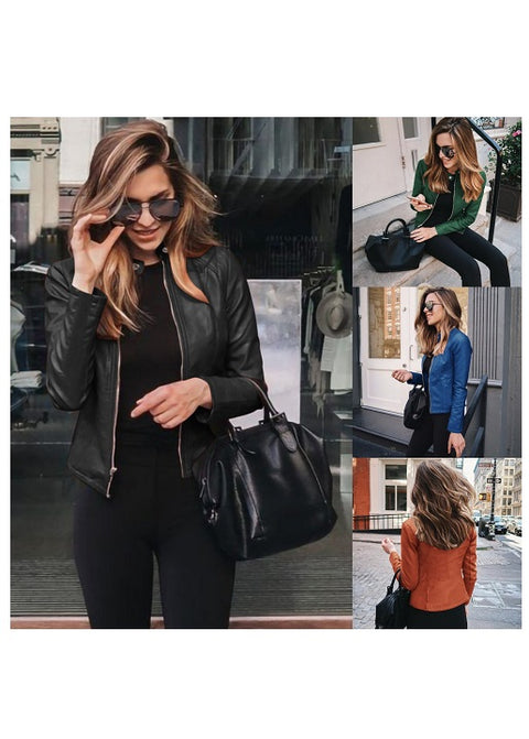 New Fashion Cycling With Zipper Short Slim Jacket CODE: KAR1356