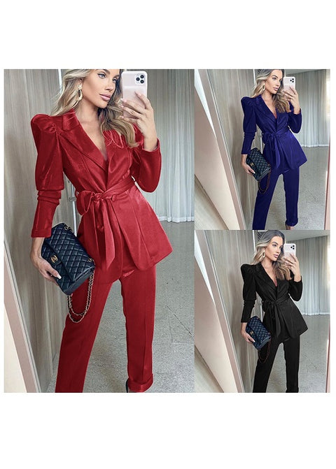 New  fashionable, elegant work wear, casual two-piece coat CODE: KAR1362
