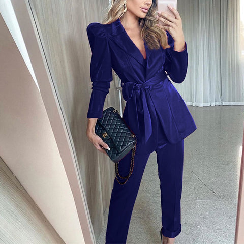 New  fashionable, elegant work wear, casual two-piece coat CODE: KAR1362