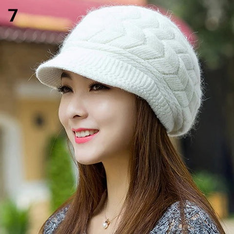 New solid color, knitted, warm, loose Ski hat CODE: KAR1363