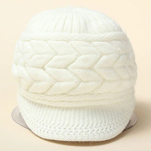New solid color, knitted, warm, loose Ski hat CODE: KAR1363