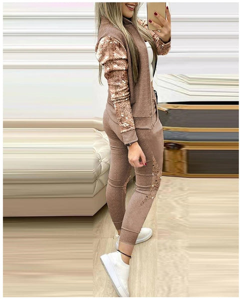 New Casual Sequin Two Piece Set CODE: KAR1370