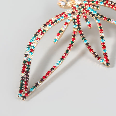 New Fashion Shiny Rhinestone Hoop Earrings CODE: KAR1381