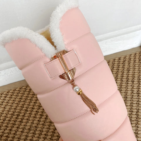 New Comfortable Simple Casual  Flat Heel Soft Winter Boots CODE: KAR1387