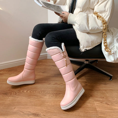 New Comfortable Simple Casual  Flat Heel Soft Winter Boots CODE: KAR1387
