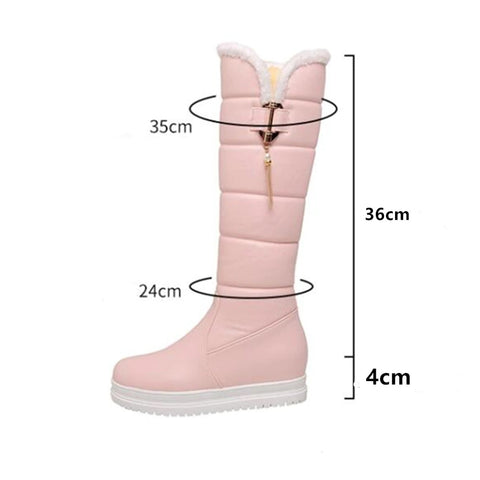 New Comfortable Simple Casual  Flat Heel Soft Winter Boots CODE: KAR1387