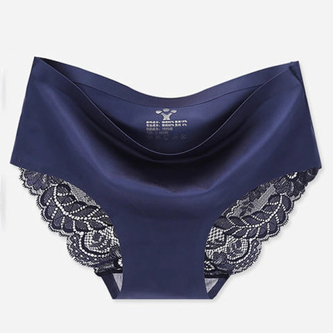 Sexy Lace Openwork Briefs Seamless Breathable Nylon Underwear CODE: KAR1388