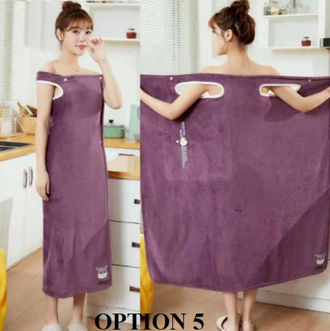 Cartoon Coral Velvet Bath Towel CODE: KAR1408