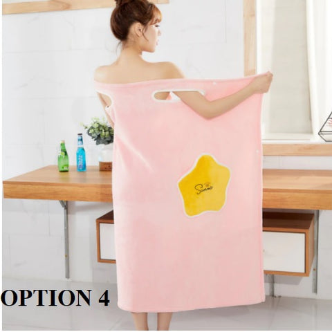 Cartoon Coral Velvet Bath Towel CODE: KAR1408