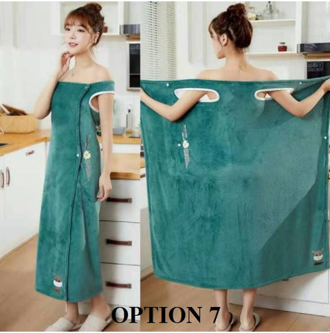 Cartoon Coral Velvet Bath Towel CODE: KAR1408