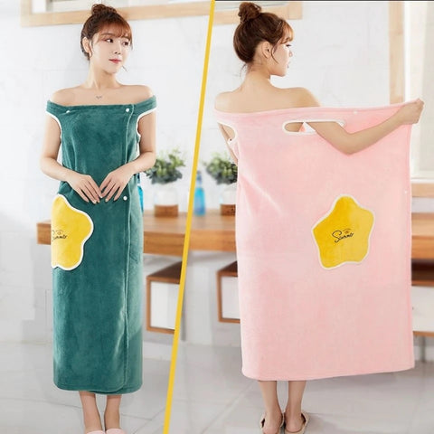 Cartoon Coral Velvet Bath Towel CODE: KAR1408