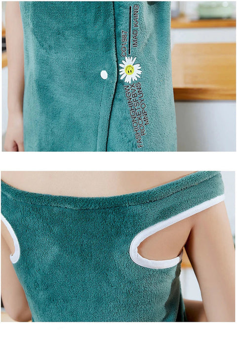 Cartoon Coral Velvet Bath Towel CODE: KAR1408