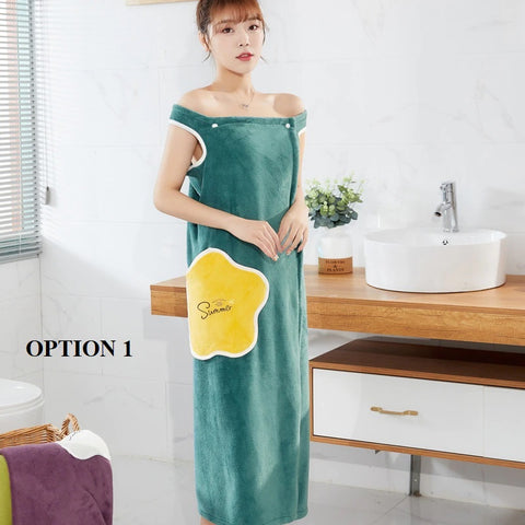 Cartoon Coral Velvet Bath Towel CODE: KAR1408