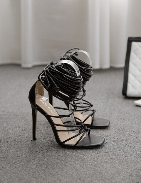 Sexy Thin High Heel Ankle Cross-Strap Sandals CODE: KAR1423