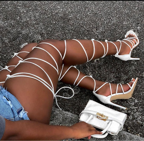 Sexy Thin High Heel Ankle Cross-Strap Sandals CODE: KAR1423