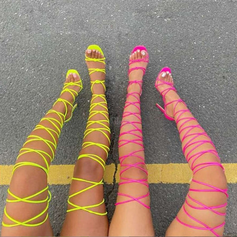 Sexy Thin High Heel Ankle Cross-Strap Sandals CODE: KAR1423